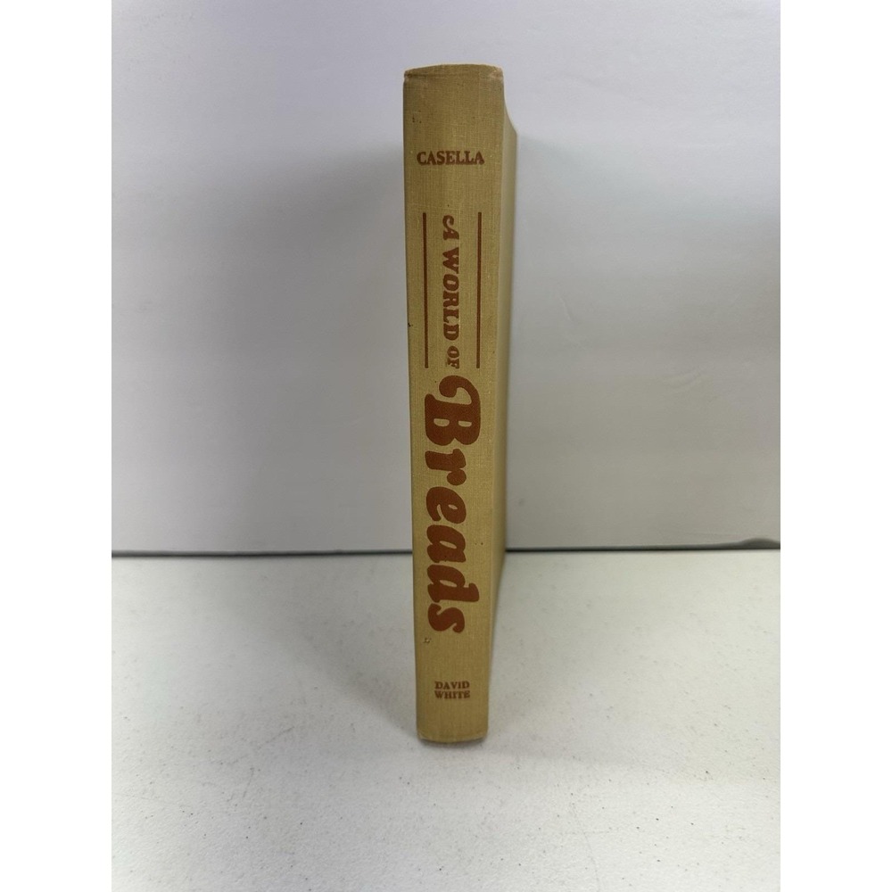 Vintage A World of Breads Cookbook 1966 Dolores Casella First Edition Hardcover
